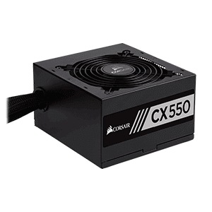 550 Watt Corsair CX Series CX550 Non-Modular 80+ Bronze 550 Watt Corsair CX Series CX550 Non-Modular 80+ Bronze