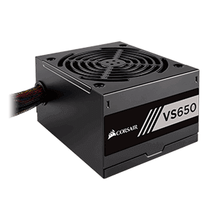 650 Watt Corsair VS Series VS650 Non-Modular 80+ 650 Watt Corsair VS Series VS650 Non-Modular 80+