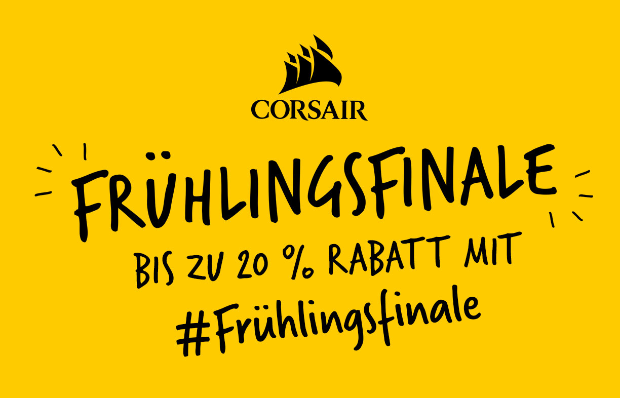Corsair Frühajahrsdeals Corsair Frühjahrsdeals
