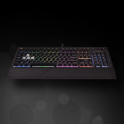 Corsair STRAFE CHERRY MX RGB Silent USB Deutsch schwarz Corsair STRAFE CHERRY MX RGB Silent USB Deutsch schwarz