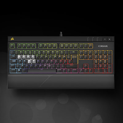 Corsair STRAFE CHERRY MX RGB Red USB Deutsch schwarz (kabelgebunden) Corsair STRAFE CHERRY MX RGB Red USB Deutsch schwarz (kabelgebunden)