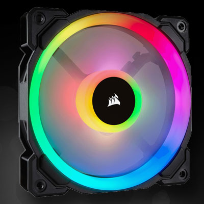 Corsair LL120 RGB 120x120x25mm 1500 U/min 24.8 dB(A) schwarz Corsair LL120 RGB 120x120x25mm 1500 U/min 24.8 dB(A) schwarz