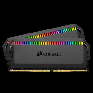 16GB Corsair Dominator Platinum RGB DDR4-3600 DIMM CL18 Dual Kit 16GB Corsair Dominator Platinum RGB DDR4-3600 DIMM CL18 Dual Kit