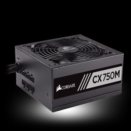 750 Watt Corsair CX Series CX750M Modular 80+ Bronze 750 Watt Corsair CX Series CX750M Modular 80+ Bronze