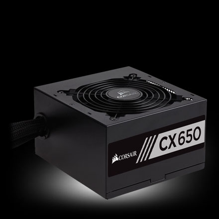 650 Watt Corsair CX Series CX650 Non-Modular 80+ Bronze 650 Watt Corsair CX Series CX650 Non-Modular 80+ Bronze
