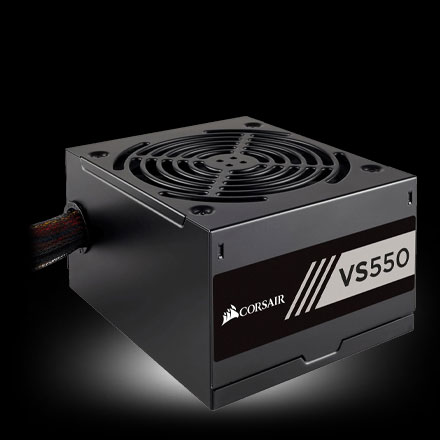 550 Watt Corsair VS Series VS550 Non-Modular 80+ 550 Watt Corsair VS Series VS550 Non-Modular 80+