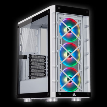 Corsair iCUE 465X RGB Midi-Tower ATX Smart-Gehäuse, mit Corsair iCUE 465X RGB Midi-Tower ATX Smart-Gehäuse, mit