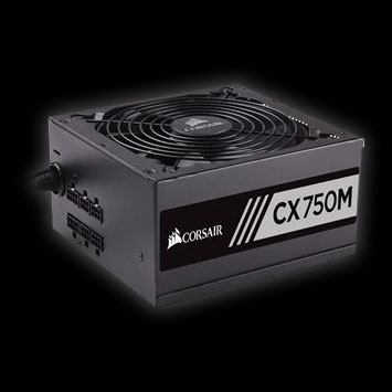 750 Watt Corsair CX Series CX750M Modular 80+ Bronze 750 Watt Corsair CX Series CX750M Modular 80+ Bronze