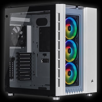 Corsair Crystal 680X mit Sichtfenster Midi Tower ohne Netzteil weiss Corsair Crystal 680X mit Sichtfenster Midi Tower ohne Netzteil weiss