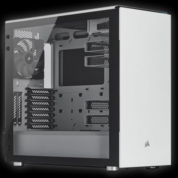 Corsair Carbide 678C mit Sichtfenster Midi Tower ohne Netzteil weiss Corsair Carbide 678C mit Sichtfenster Midi Tower ohne Netzteil weiss