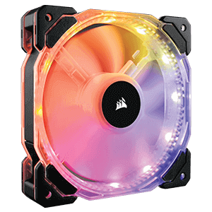 Corsair HD120 RGB LED 120x120x25mm 800-1725 U/min 18-30 dB(A) Corsair HD120 RGB LED 120x120x25mm 800-1725 U/min 18-30 dB(A)