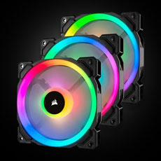 Corsair LL120 RGB 3er 120x120x25mm 1500 U/min 24.8 dB(A) schwarz Corsair LL120 RGB 3er 120x120x25mm 1500 U/min 24.8 dB(A) schwarz