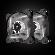 Corsair Air Series AF120 LED White Quiet Edition 2er-Pack Corsair Air Series AF120 LED White Quiet Edition 2er-Pack