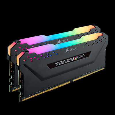 64GB Corsair Vengeance RGB PRO schwarz, DDR4-4000 DIMM, CL18, 64GB Corsair Vengeance RGB PRO schwarz, DDR4-4000 DIMM, CL18,