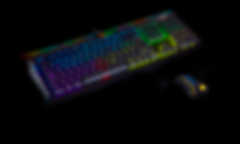 Steuern Sie mit Corsair iCUE die Beleuchtung von Maus und Tastatur und verwalten Sie bequem Makros und Aktionen. Maus und Tastatur