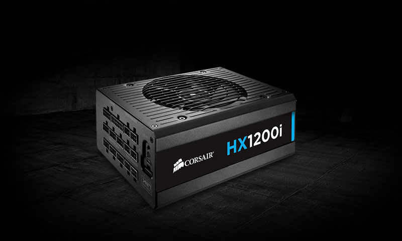 Steuern Sie mit Corsair iCUE Ihr Netzteil. Netzteil