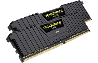 32GB Corsair Vengeance LPX für AMD schwarz DDR4-2400 DIMM CL16 32GB Corsair Vengeance LPX für AMD schwarz DDR4-2400 DIMM CL16