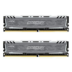 16GB Crucial Ballistix Sport LT V2 Single Rank grau