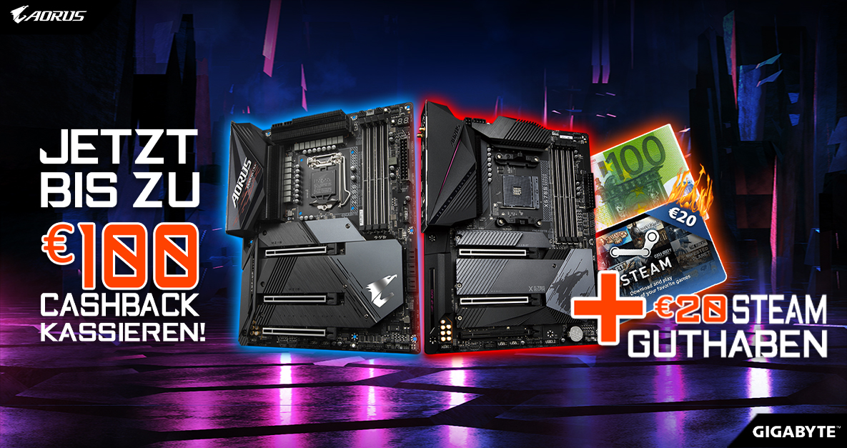 GIGABYTE CASHBACK AKTION GIGABYTE CASHBACK AKTION