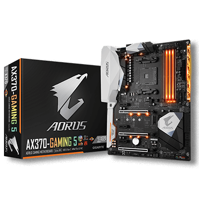 Gigabyte AORUS GA-AX370-Gaming 5 AMD X370 So.AM4 Dual Channel DDR4
