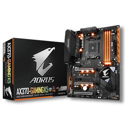 Gigabyte Aorus GA-AX370-Gaming K5 AMD X370 So.AM4 Dual Channel DDR4