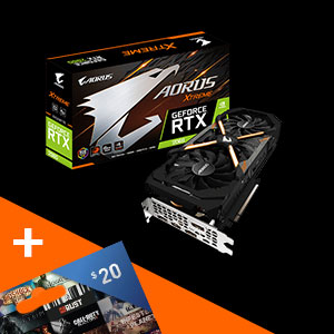 6GB Gigabyte GeForce RTX 2060 AORUS Xtreme Aktiv PCIe 3.0 x16 (Retail) 6GB Gigabyte GeForce RTX 2060 AORUS Xtreme Aktiv PCIe 3.0 x16 (Retail)