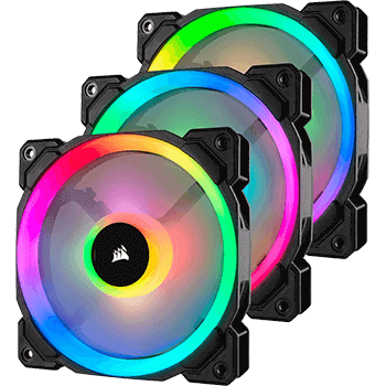 Corsair LL120 RGB 3er 120x120x25mm 1500 U/min 24.8 dB(A) schwarz Corsair LL120 RGB 3er 120x120x25mm 1500 U/min 24.8 dB(A) schwarz