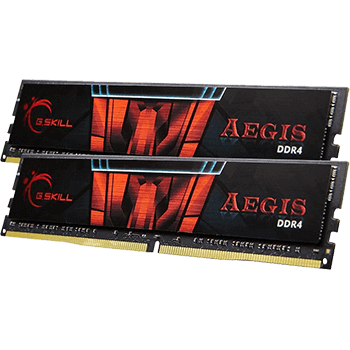 16GB (2x 8192MB) G.Skill Aegis DDR4-3000 DIMM CL16-18-18-38 Dual Kit 16GB (2x 8192MB) G.Skill Aegis DDR4-3000 DIMM CL16-18-18-38 Dual Kit