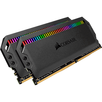 16GB Corsair Dominator Platinum RGB DDR4-3200 DIMM CL16 Dual Kit 16GB Corsair Dominator Platinum RGB DDR4-3200 DIMM CL16 Dual Kit