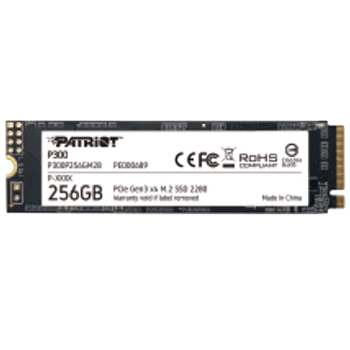 256GB Patriot P300 M.2 2280 PCIe 3.0 x4 3D-NAND TLC (P300P256GM28) 256GB Patriot P300 M.2 2280 PCIe 3.0 x4 3D-NAND TLC (P300P256GM28)