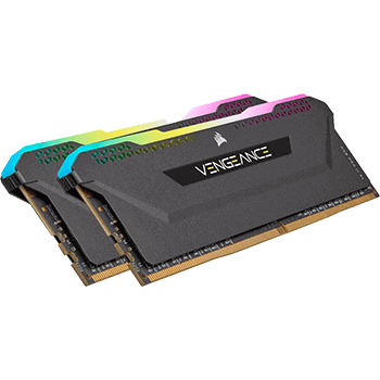 16GB Corsair Vengeance RGB PRO SL schwarz DDR4-3200 DIMM CL16 Dual Kit 16GB Corsair Vengeance RGB PRO SL schwarz DDR4-3200 DIMM CL16 Dual Kit