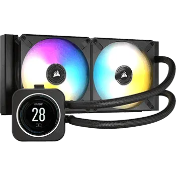 Corsair iCUE H100i Elite LCD All-in-On Corsair iCUE H100i Elite LCD All-in-On