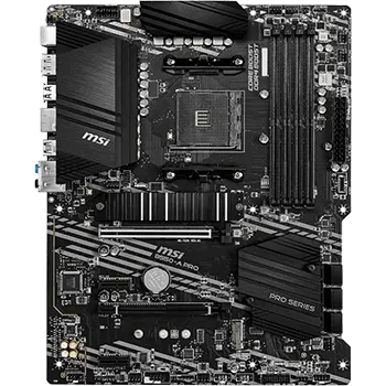 MSI B550-A Pro AMD B550 So.AM4 Dual Channel DDR4 ATX Retail MSI B550-A Pro AMD B550 So.AM4 Dual Channel DDR4 ATX Retail