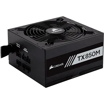 850 Watt Corsair TX-M Series TX850M Modular 80+ Gold 850 Watt Corsair TX-M Series TX850M Modular 80+ Gold