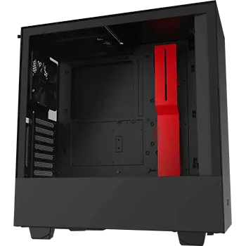 NZXT H510i Midi Tower ohne Netzteil schwarz/rot NZXT H510i Midi Tower ohne Netzteil schwarz/rot
