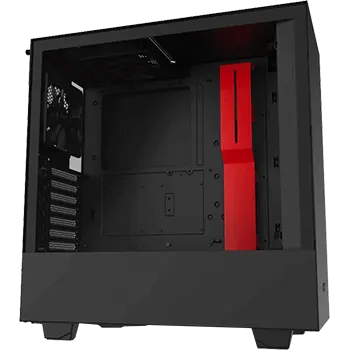 NZXT H510 Midi Tower ohne Netzteil schwarz/rot NZXT H510 Midi Tower ohne Netzteil schwarz/rot