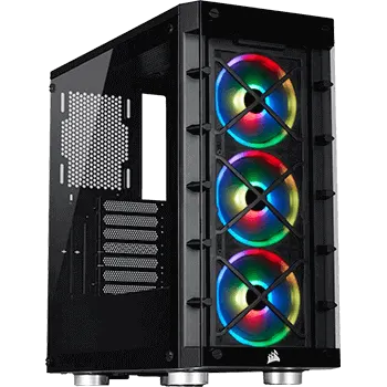 Corsair iCUE 465X RGB Midi Tower ohne Netzteil schwarz Corsair iCUE 465X RGB Midi Tower ohne Netzteil schwarz