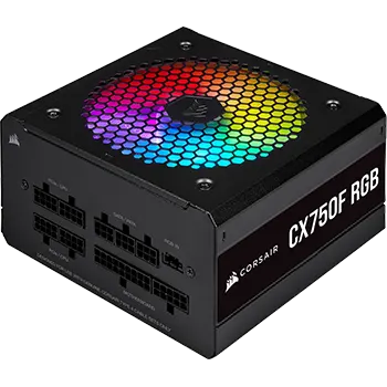 750 Watt Corsair CX-F RGB Series CX750F Modular 80+ Bronze 750 Watt Corsair CX-F RGB Series CX750F Modular 80+ Bronze