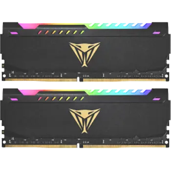 32GB Patriot Viper Steel RGB DDR4-3200 DIMM CL18 Dual Kit 32GB Patriot Viper Steel RGB DDR4-3200 DIMM CL18 Dual Kit