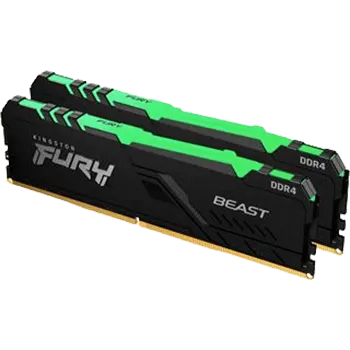 32GB Kingston FURY Beast RGB DDR4-3600 DIMM CL18 Dual Kit 32GB Kingston FURY Beast RGB DDR4-3600 DIMM CL18 Dual Kit