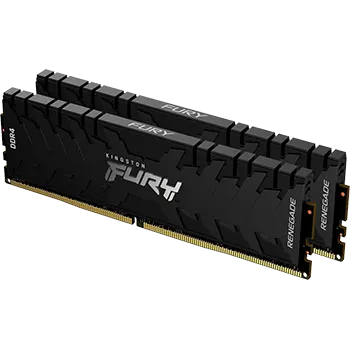 64GB Kingston FURY Renegade schwarz DDR4-3200 DIMM CL16 Dual Kit 64GB Kingston FURY Renegade schwarz DDR4-3200 DIMM CL16 Dual Kit