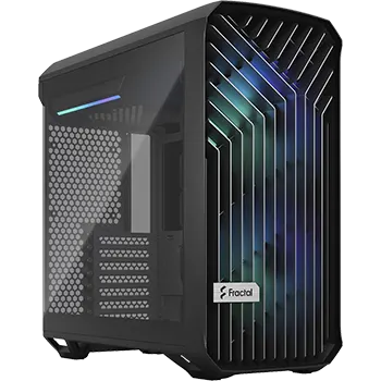 Fractal Design Torrent Compact RGB schwarz TG Light Tint, mit Fractal Design Torrent Compact RGB schwarz TG Light Tint, mit