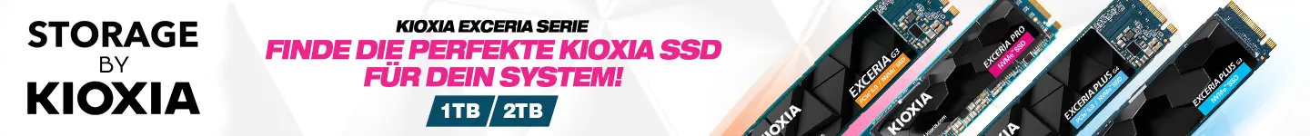 Finde die perfekte KIOXIA SSD f�r dein System!