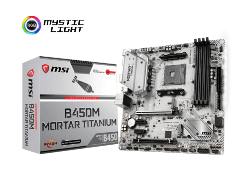 MSI B450M MORTAR Titanium 7B89-002R retail