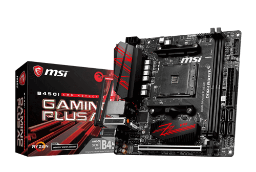 MSI B450I Gaming Plus AMD B450 So.AM4 Dual Channel DDR4 Mini-ITX