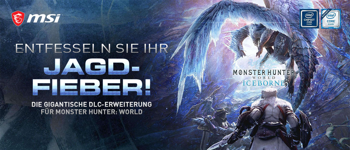 ENTFESSELN SIE IHR JAGDFIEBER - Die gigantische DLC-Erweiterung für Monster Hunter: World ENTFESSELN SIE IHR JAGDFIEBER - Die gigantische DLC-Erweiterung für Monster Hunter: World