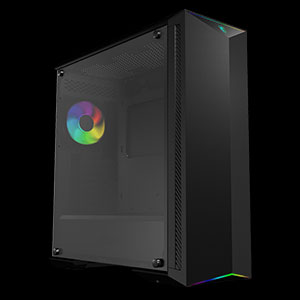 MSI MPG GUNGNIR 100 mit Sichtfenster Midi Tower ohne Netzteil schwarz