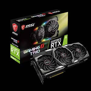 11GB MSI GeForce RTX 2080 Ti GAMING X TRIO Aktiv PCIe 3.0 x16 (Retail) 11GB MSI GeForce RTX 2080 Ti GAMING X TRIO Aktiv PCIe 3.0 x16 (Retail)