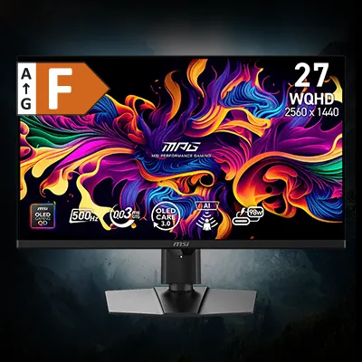 26,5" (67,31cm) MSI MPG 271QRDE QD-OLED X50 schwarz 2560x1440 1x