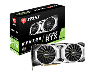 8GB MSI GeForce RTX 2080 SUPER Ventus OC DDR6 (Retail) 8GB MSI GeForce RTX 2080 SUPER Ventus OC DDR6 (Retail)